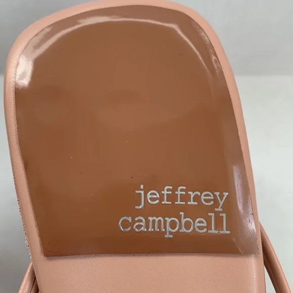 Jeffrey Campbell Nude Strappy Sandals Size 9 - Picture 4 of 15